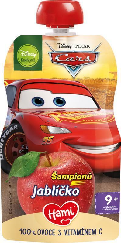 HAMI Kapsička ovocná Disney Cars Jablíčko 110g, 9+