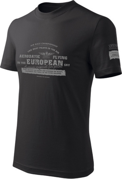 Antonio pánské tričko Aerobatica černé XL