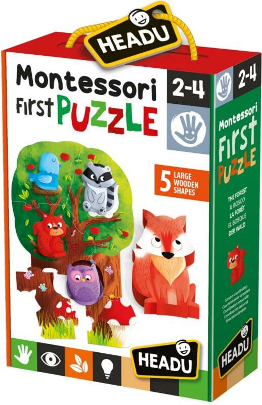 Head: Montessori Moje první puzzle - Les