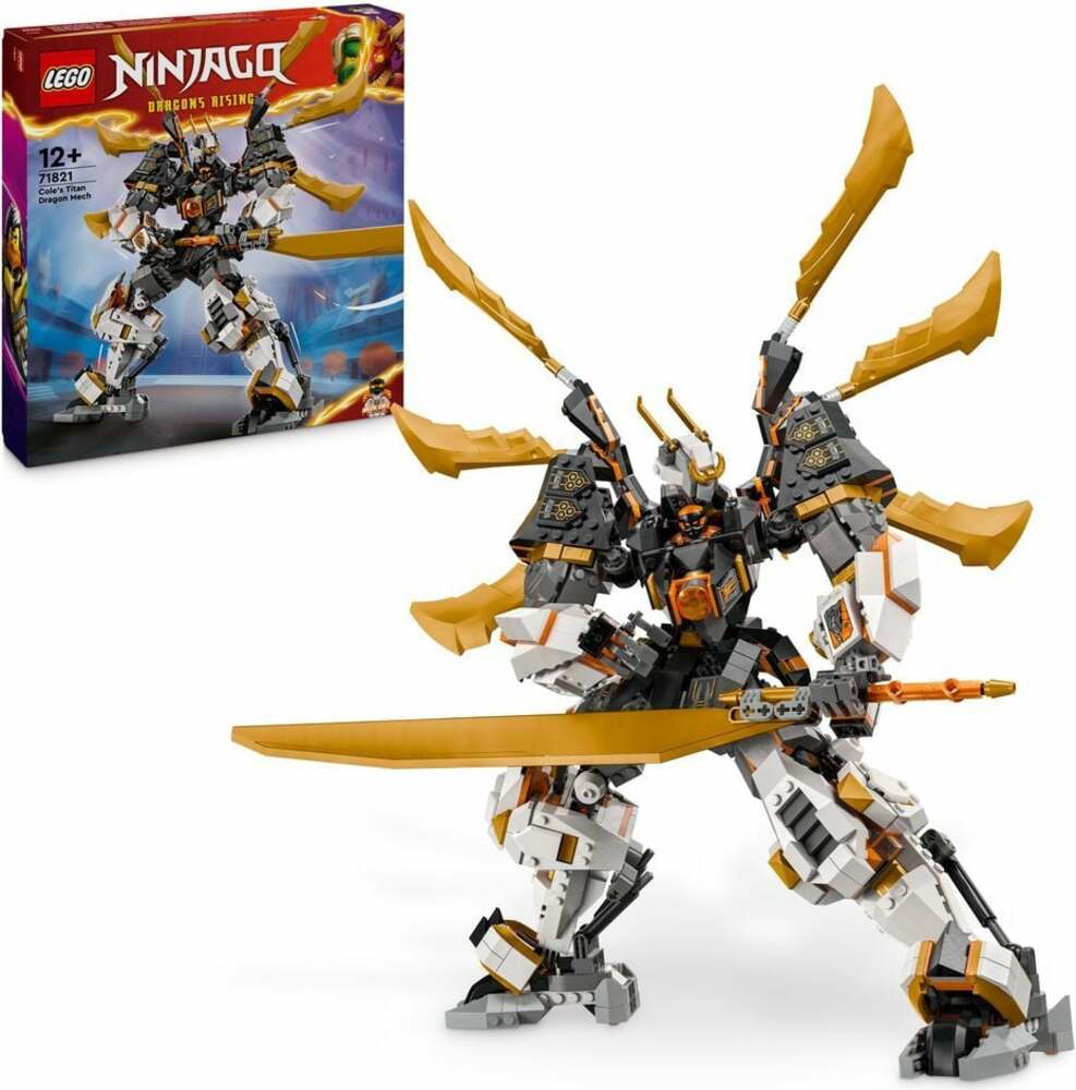 LEGO® NINJAGO® 71821 Cole a jeho titanový dračí oblek
