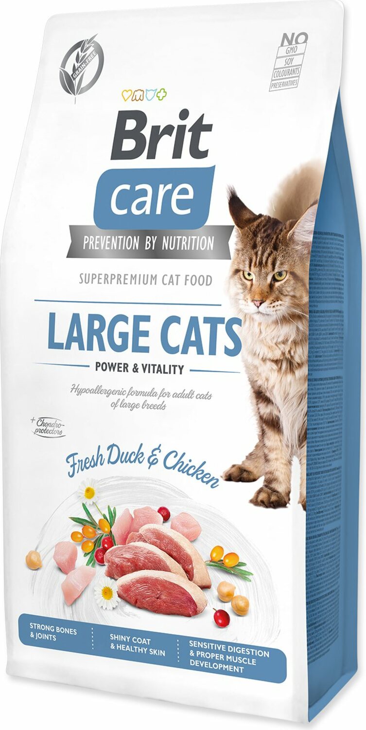 Krmivo Brit Care Cat Grain-Free Large cats Power & Vitality 7kg
