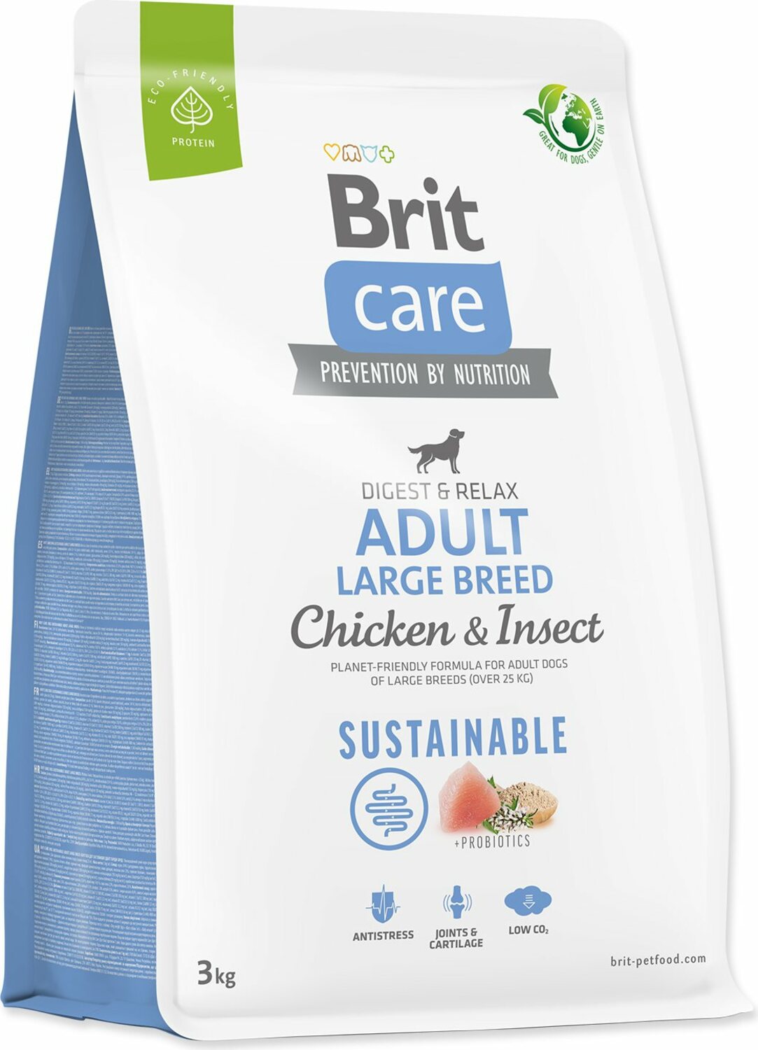 Krmivo Brit Care Dog Sustainable Adult Large Breed Chicken & Insoct 3kg