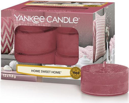 Yankee Candle, Ó sladký domov, Svíčky čajové, 12 ks
