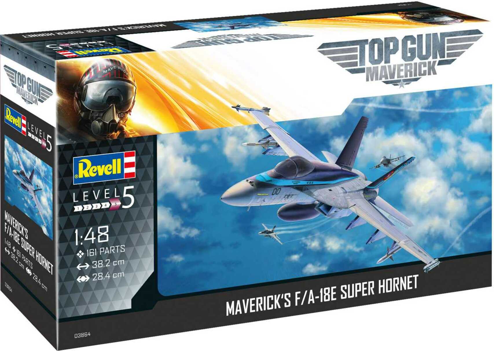 Plastic modelky letadlo 03864 - F / A-18E Super Hornet "Top Gun" (1:48)