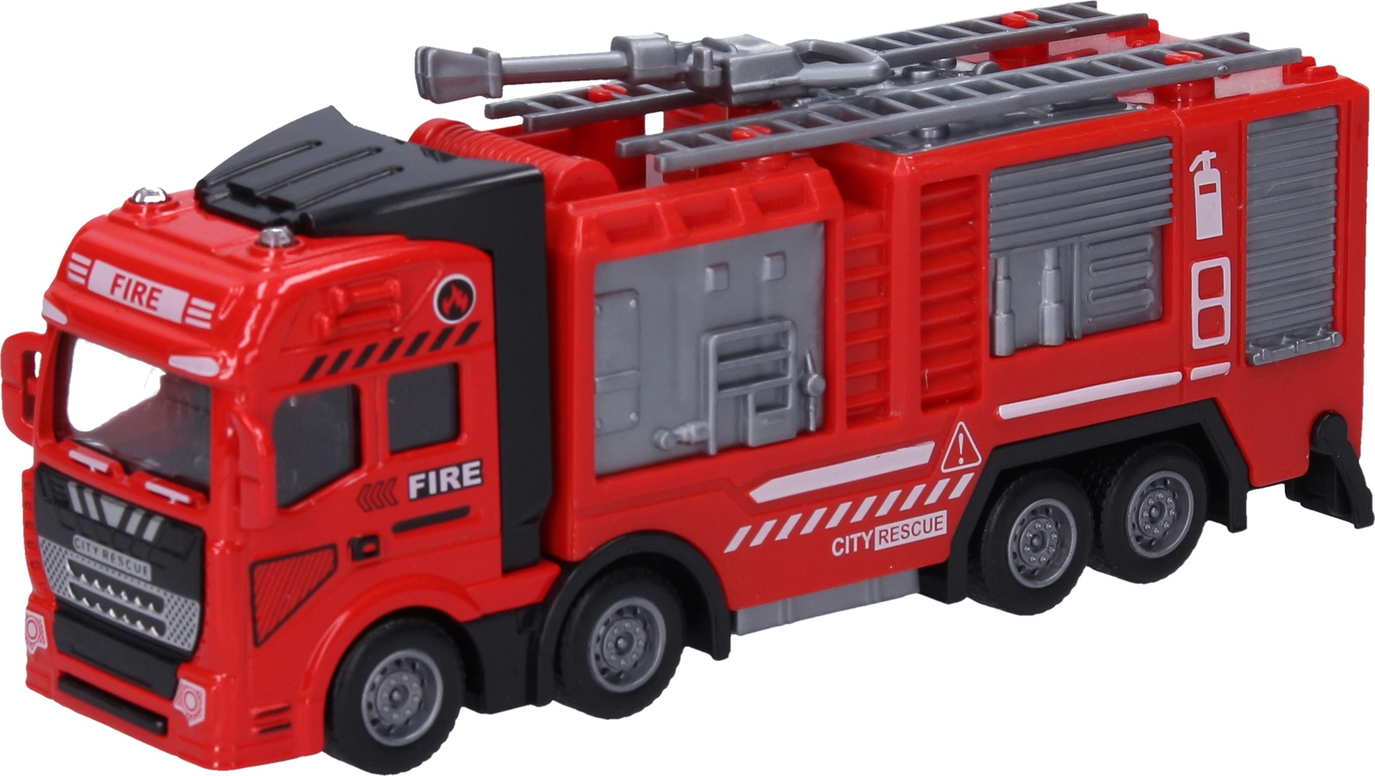 Auto hasičské kovové 19 cm
