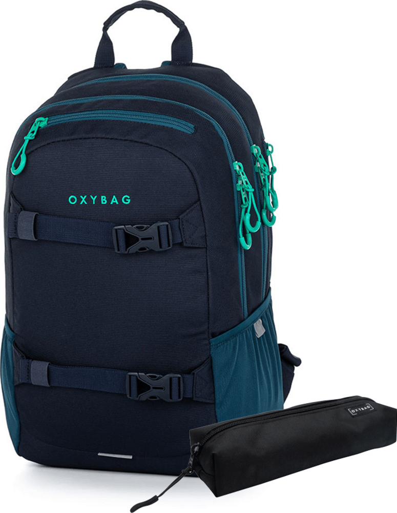 Studentský batoh + etue OXY Sport Blue