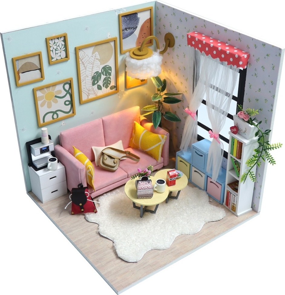 Miniatura domku Obývací pokoj Sluneční paprsek