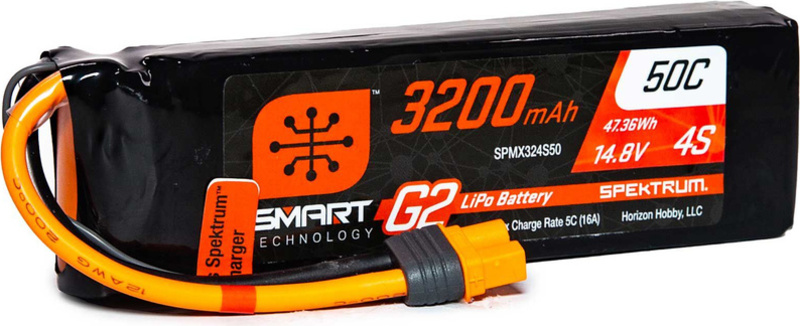 Spektrum Smart G2 LiPo 14.8V 3200mAh 50C IC3