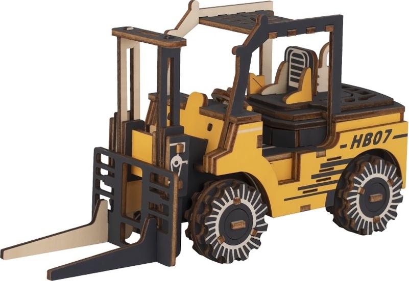 Woodcraft Dřevěné 3D puzzle Vysokozdvižný vozík