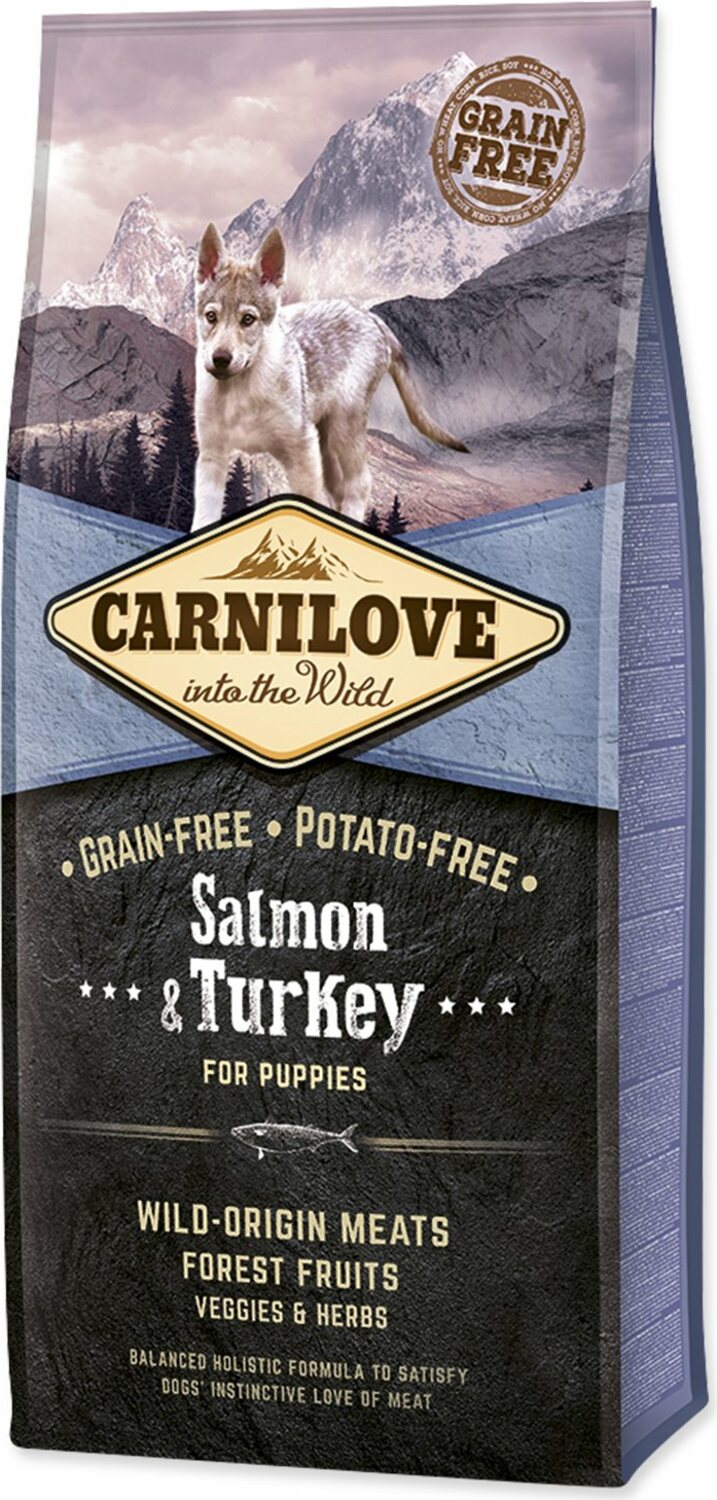 Krmivo Carnilove Puppy Salmon & Turkey 12kg