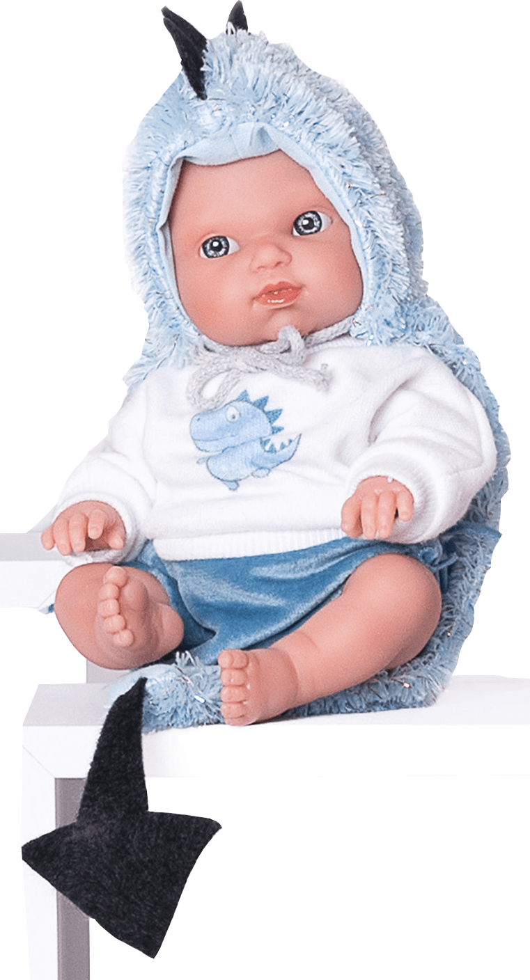 Antonio Juan 85105-4 Dráčik - realistická panenka miminko s celovinylovým tělem - 21 cm