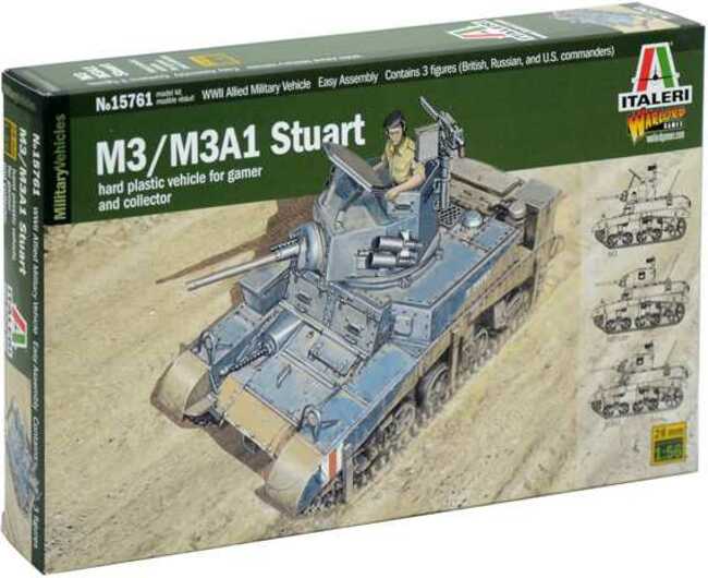 Wargames tank 15761 - M3 / M3A1 Stuart (1:56)