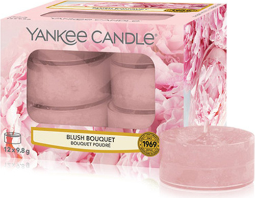 Yankee Candle, Růžová kytice, Svíčky čajové,12 ks