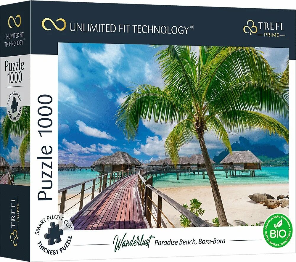 Trefl prime puzzle 1000 UFT - Toulky: Paradise Beach, Bora-Bora