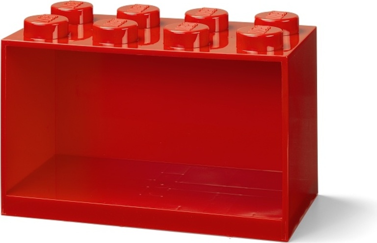 LEGO® Brick 8 závěsná police červená