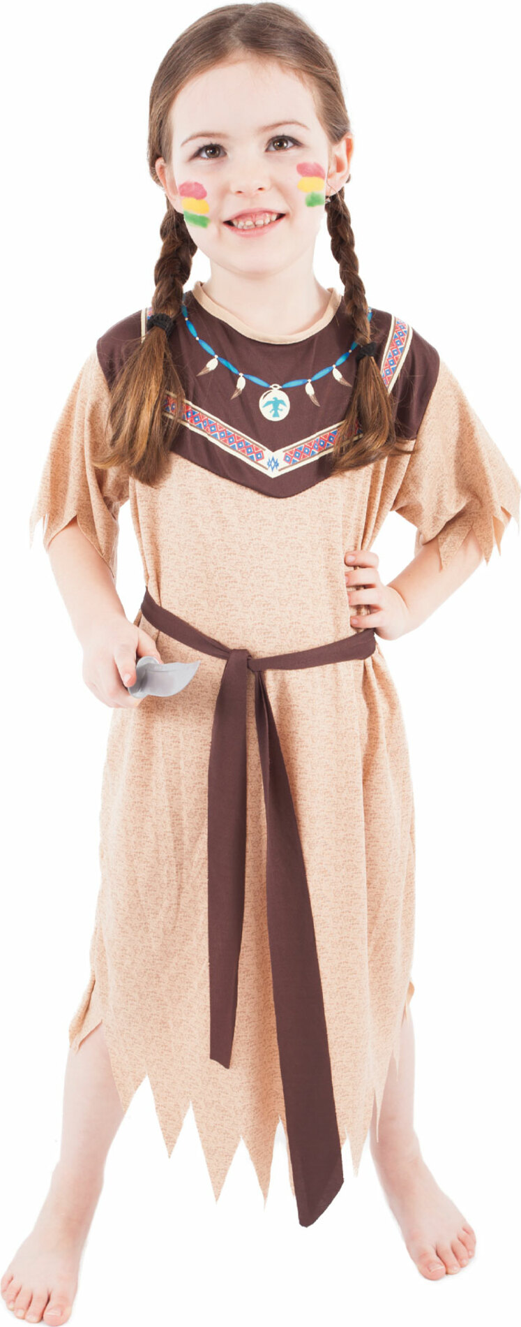 Dětský kostým indiánka s páskem (M)