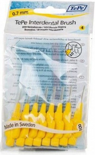 TePe Mezizubní kartáček ID Extra Soft 0,70mm 8 ks - žlutá