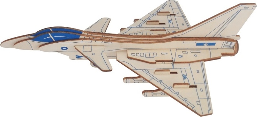 Woodcraft Dřevěné 3D puzzle Stíhačka Raptor J10