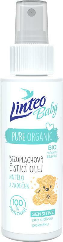 LINTEO BABY Dětsky čistící olej na tělo a zadeček Baby 100 ml