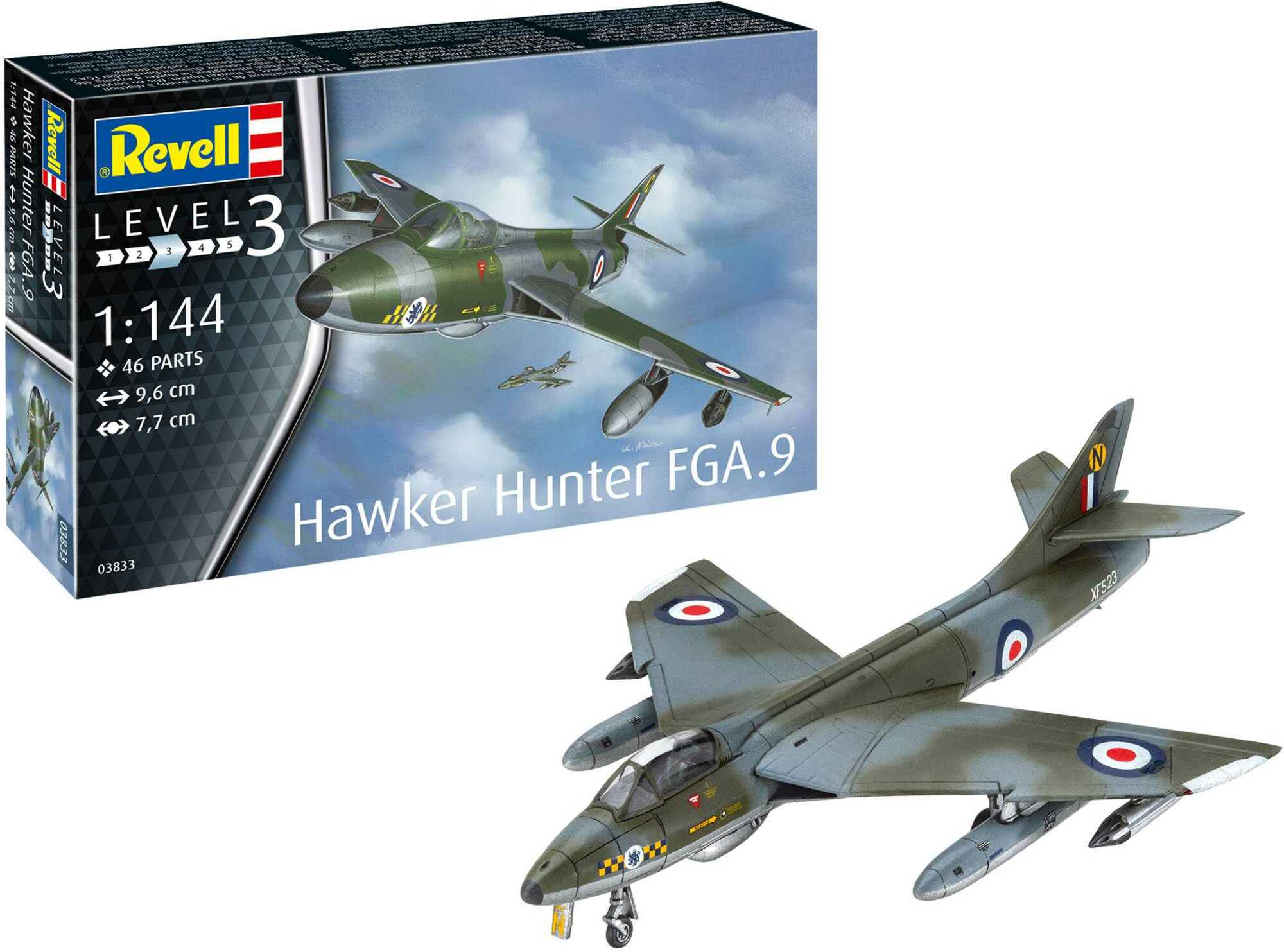ModelSet letadlo 63833 - Hawker Hunter FGA.9 (1:72)