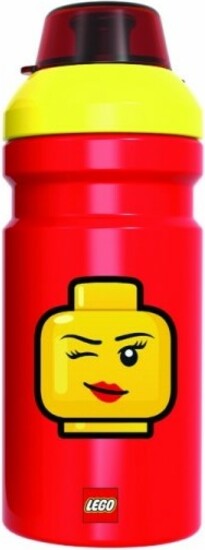 LEGO® ICONIC Girl láhev na pití - žlutá / červená
