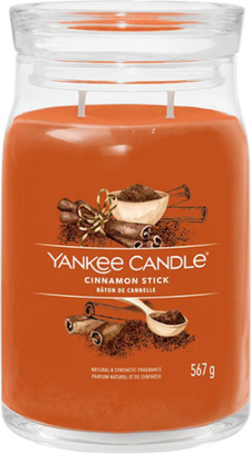 Yankee Candle, Skořicová tyčinka, Svíčka ve skleněné dóze 567 g