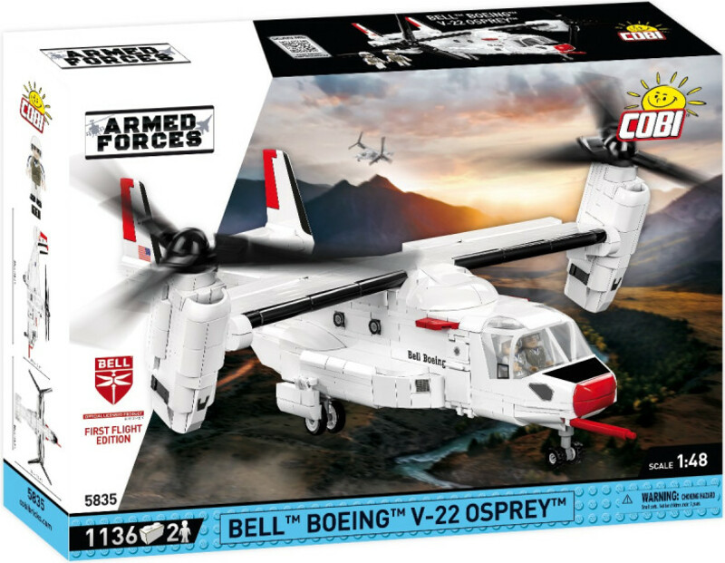 Cobi Armed Forces Bell Boeing V-22 Osprey, 1:48, 1136 k, 2 f