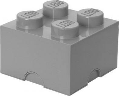 LEGO® úložný box 4 - šedá 250 x 250 x 180 mm