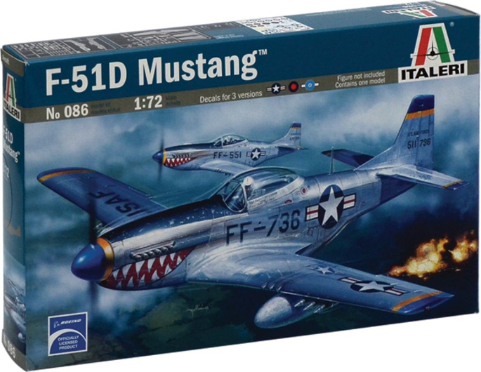 Model Kit letadlo 0086 - F-51D MUSTANG (1:72)