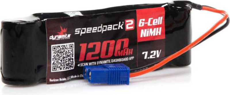 Dynamite NiMH Speedpack2 7.2V 1200mAh EC3