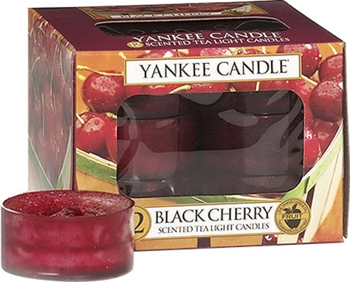 Yankee Candle, Zralé třešně, Svíčky čajové, 12 ks