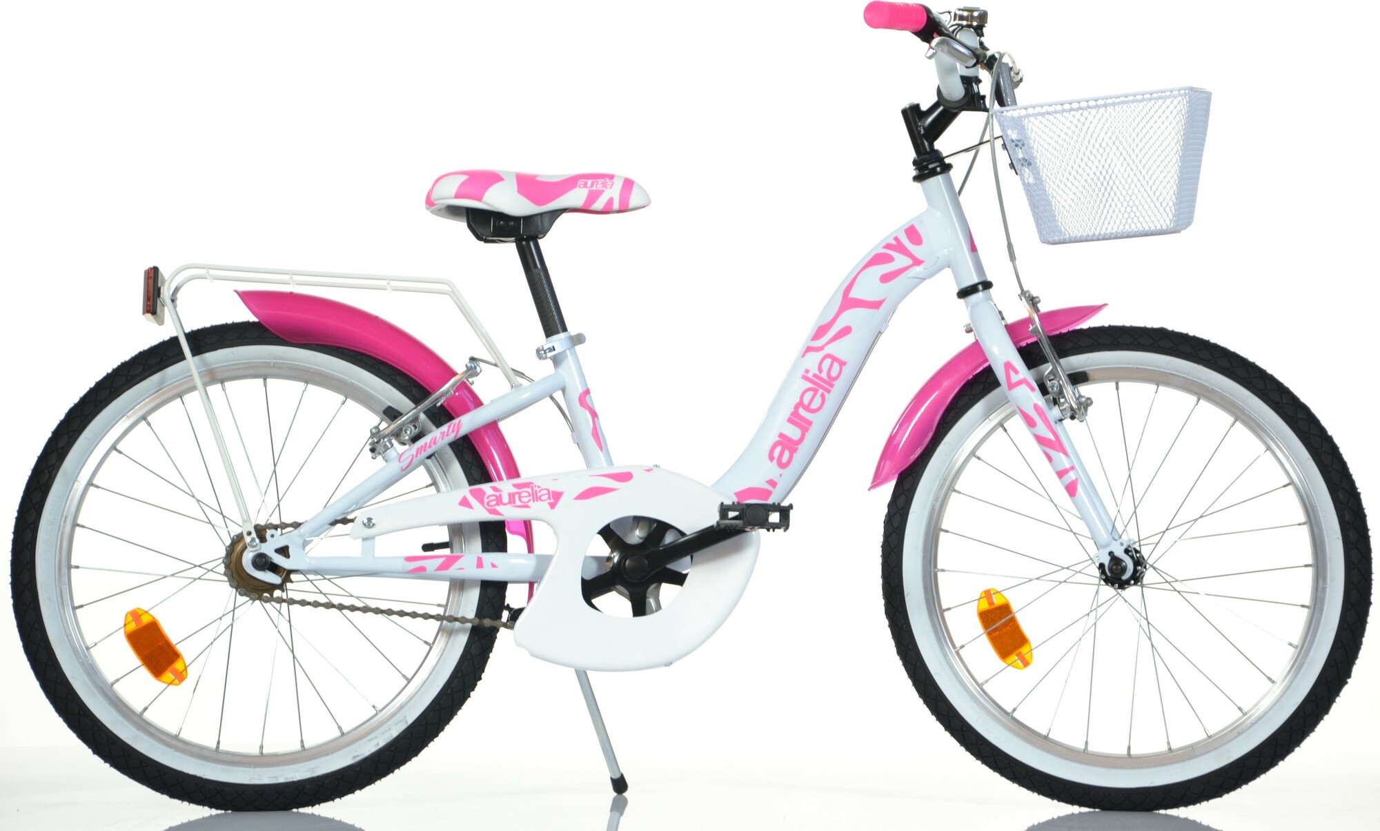 DINO Bikes - Dětské kolo 20" 204R-05S - Girl white/ pink