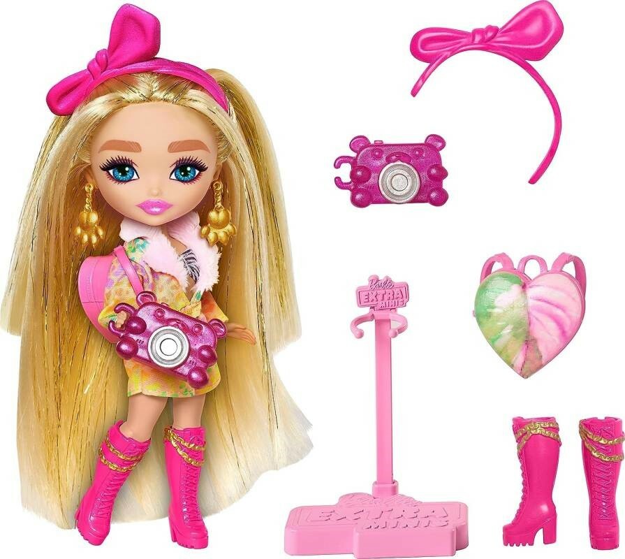 Mattel Barbie® Extra minis™ blondýnka v safari oblečku