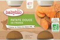 BABYBIO Příkrm sladké brambory (2x 130 g)