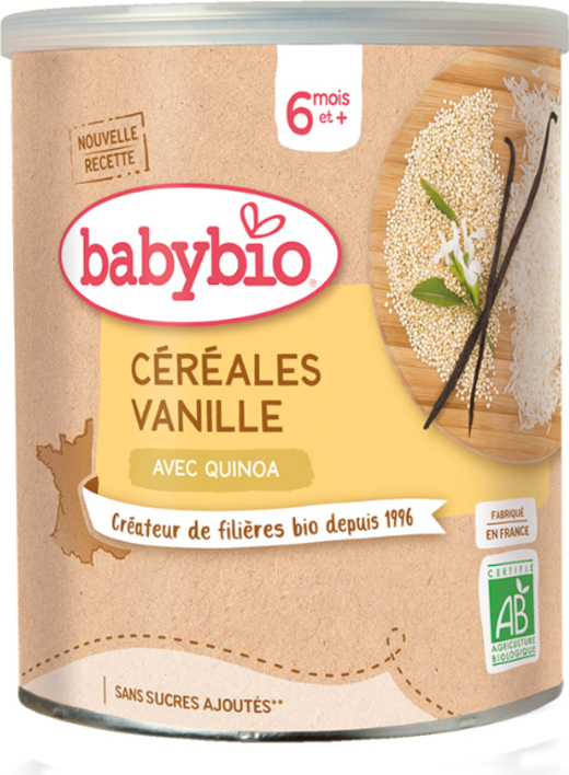 BABYBIO Kaše ne mléčná rýžovo-quinoa s vanilkou 220 g