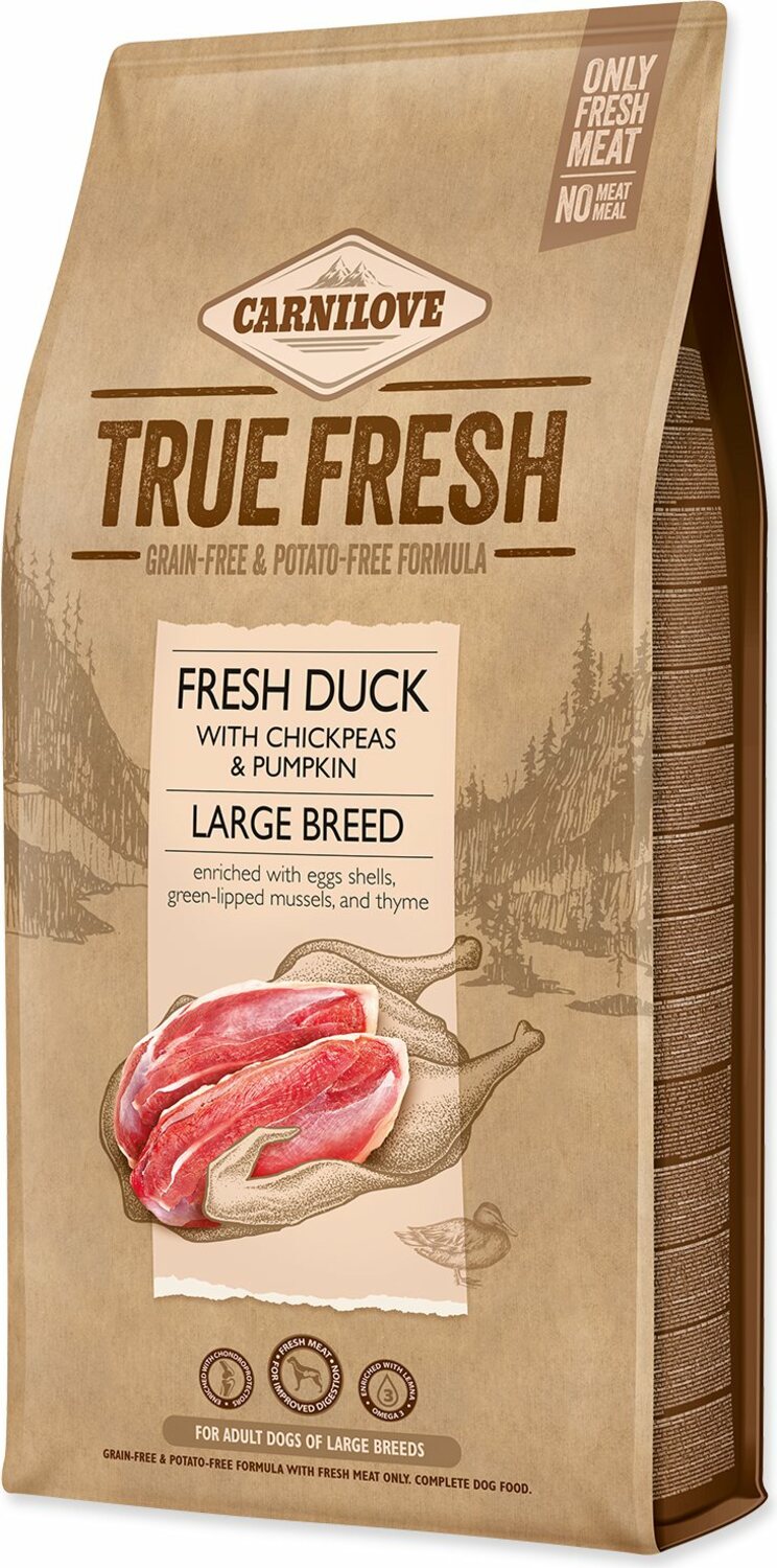 Krmivo Carnilove True Fresh Large Breed Duck 11,4kg