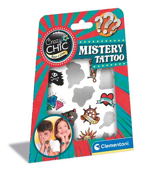 Clementoni - Crazy Chic - Tattoo Studio, Kit tatuaggi temporanei glitt –  Giochiamo Store