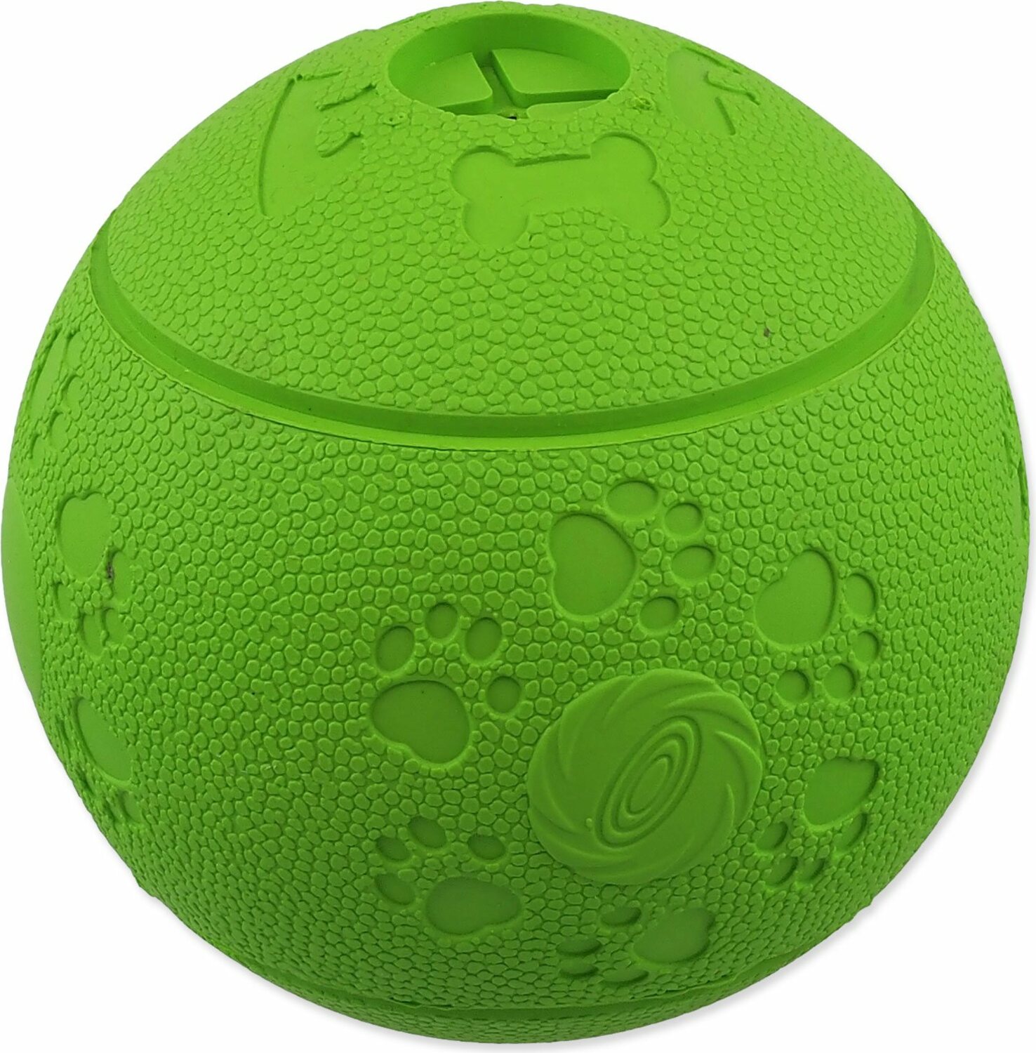 Hračka Dog Fantasy míč na pamlsky zelená 11cm