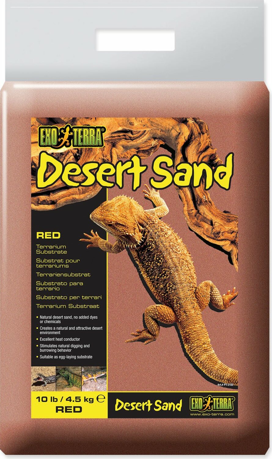 Písek Exo Terra pouštní červený 4,5kg