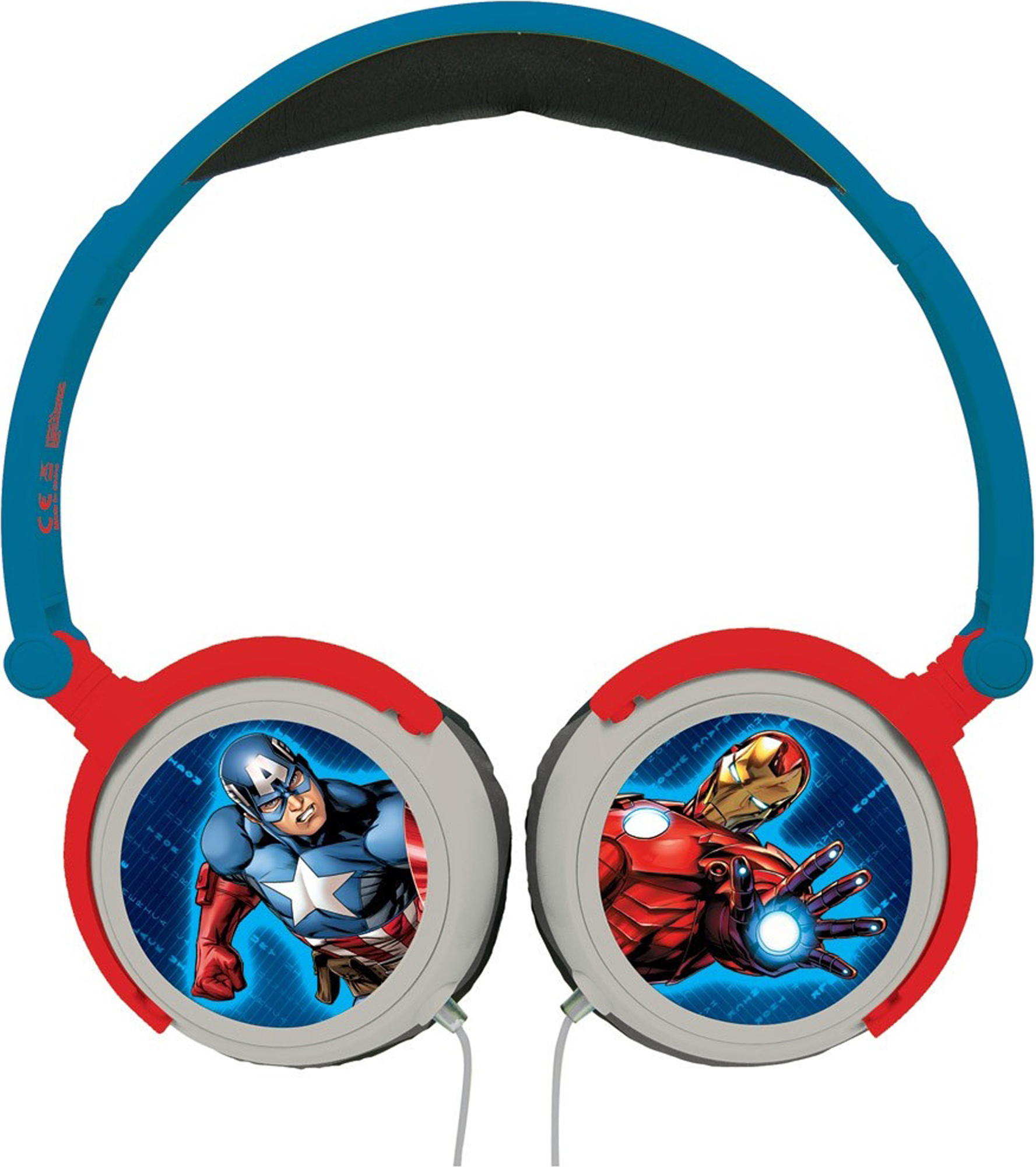 Skládací drátová sluchátka Avengers