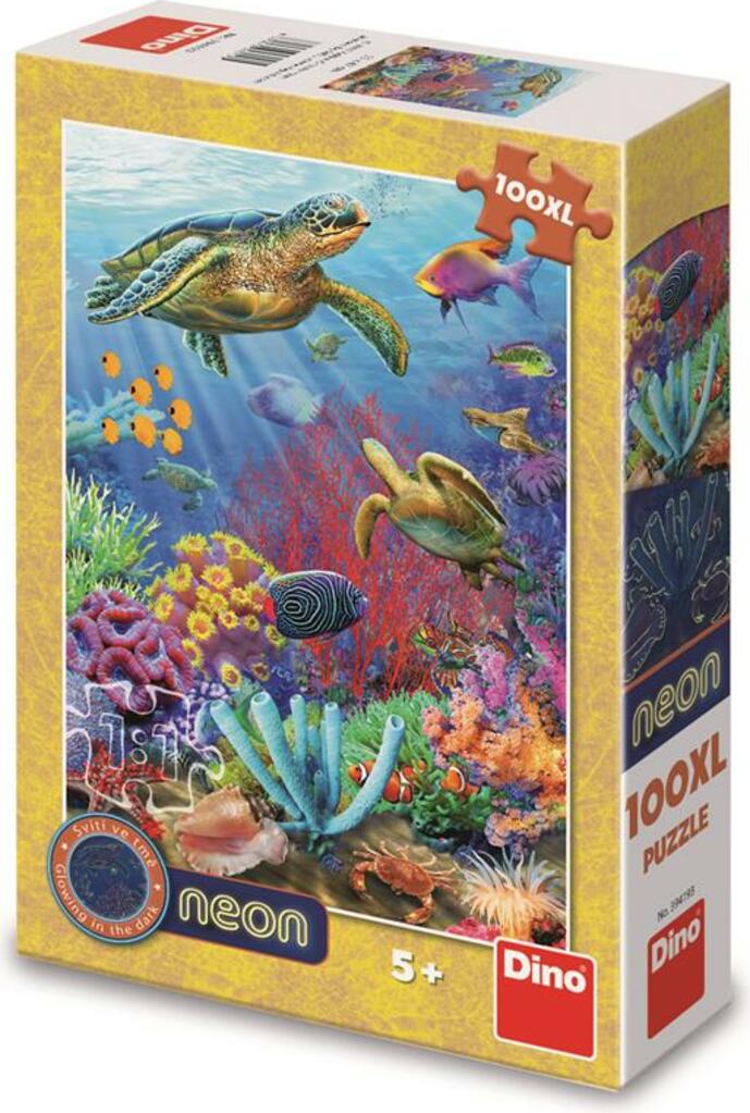 Dino Podmořský svět 100 XL neon Puzzle