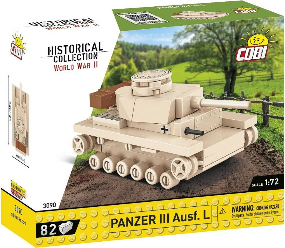 Cobi Panzer III Ausf L, 1:72, 80k