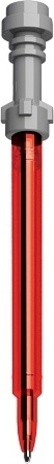 LEGO Star Wars gelové pero Světelný meč - červené