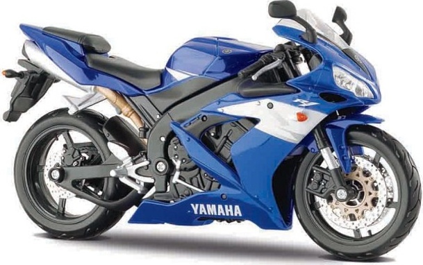 Maisto - Motocykl se stojanem, Yamaha YZF-R1, 1:12