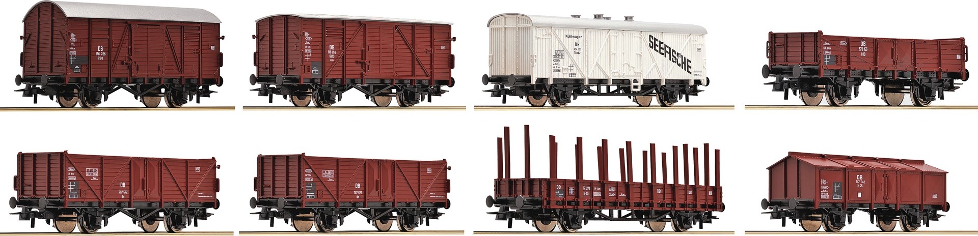 Güterwagenset DB 8 St.