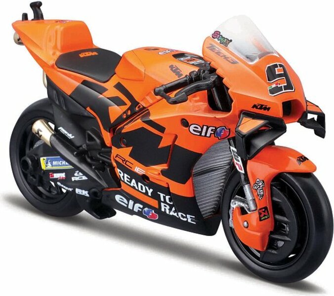 Maisto - Motocykel, Tech3 KTM Factory Racing 2021, (#9 DANILO PETRUCCI), 1:18