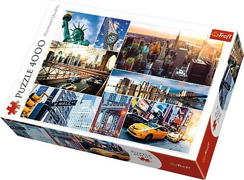 Trefl Puzzle 4000 dílků New York koláž
