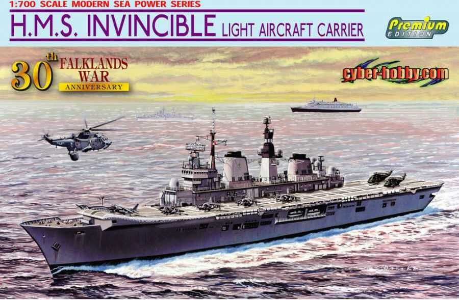 Model Kit loď 7128 - HMS INVINCIBLE (FALKLANDS WAR) (1:700)