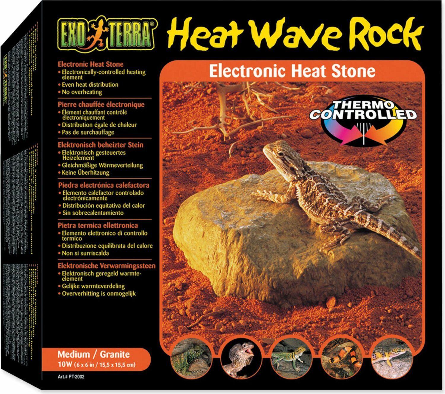 Kámen Exo Terra topný Heat Wave Rock střední 10W
