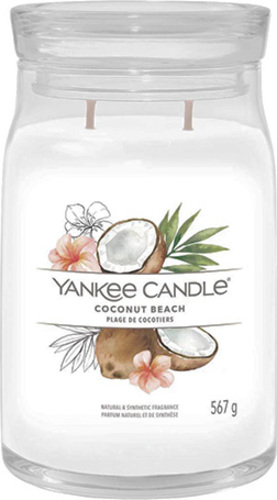 Yankee Candle, Kokosová pláž, svíčka ve skleněné dóze 567 g